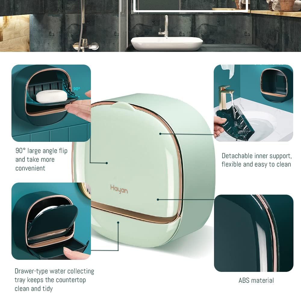 Porte-savon étanche de luxe