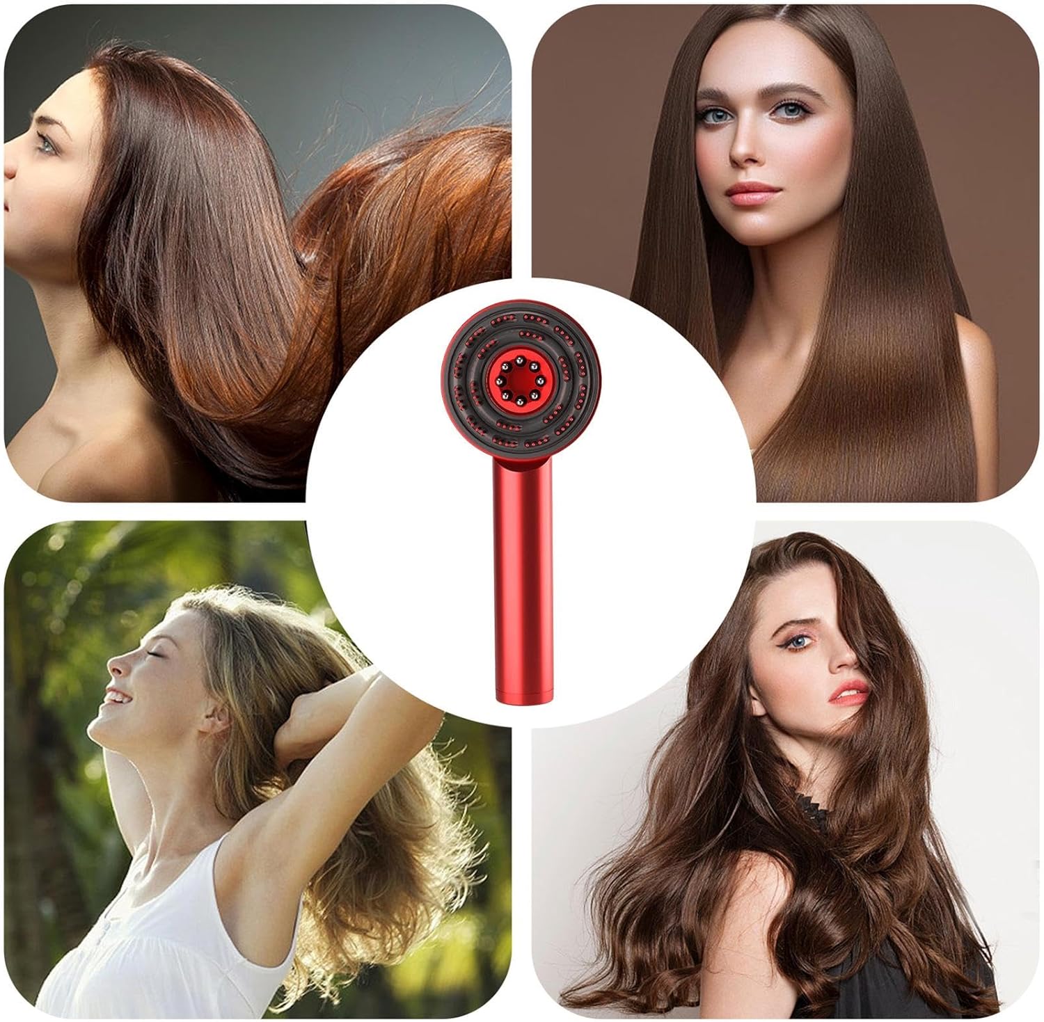 Masseur de cuir chevelu lumineux